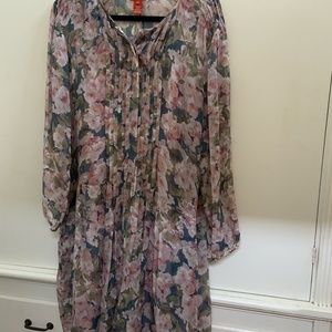 Floral Silk dress with under slip from Sundance